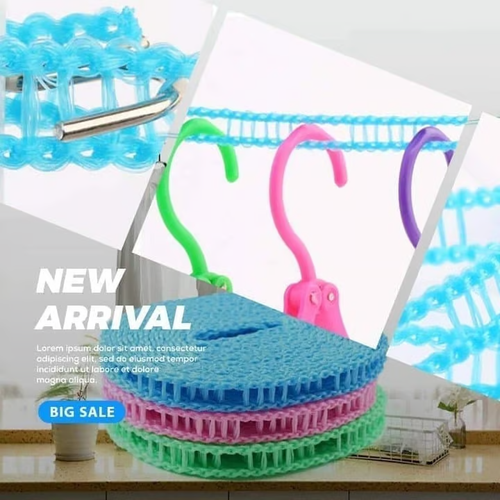 Anti-slip clothes drying rope