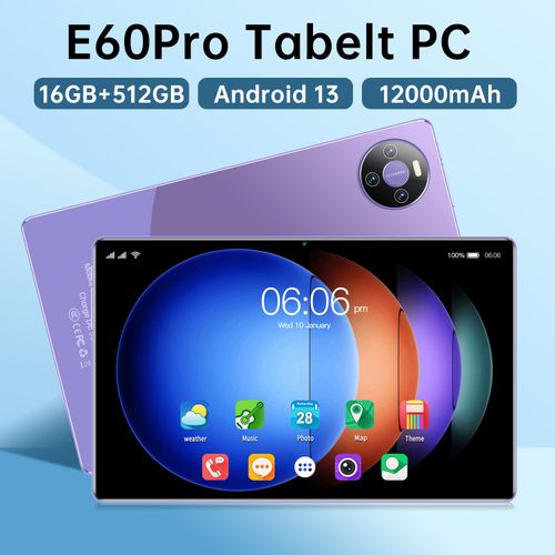 11.6-inch tablet with wifi version 10 core processor, 16GB+512GB memory, Android 13 system