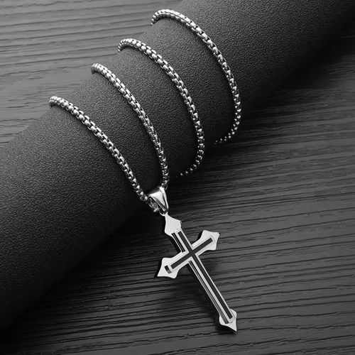 🔥🔥🔥Cross Prayer Necklace Classic alloy necklace  0211NL