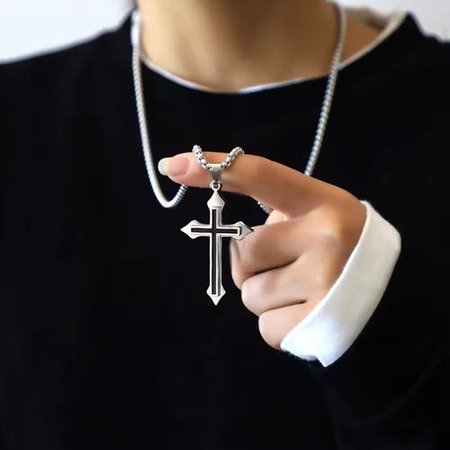 🔥🔥🔥Cross Prayer Necklace Classic alloy necklace  0211NL