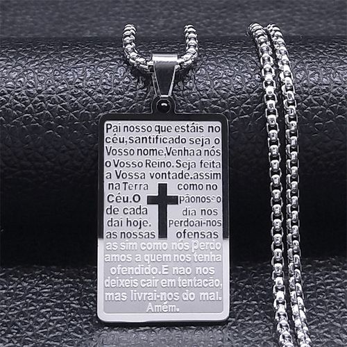1️⃣Bible Prayer Necklace Religious necklace for men and women