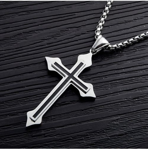 🔥🔥🔥Cross Prayer Necklace Classic alloy necklace  0211NL