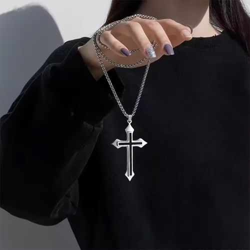 🔥🔥🔥Cross Prayer Necklace Classic alloy necklace  0211NL