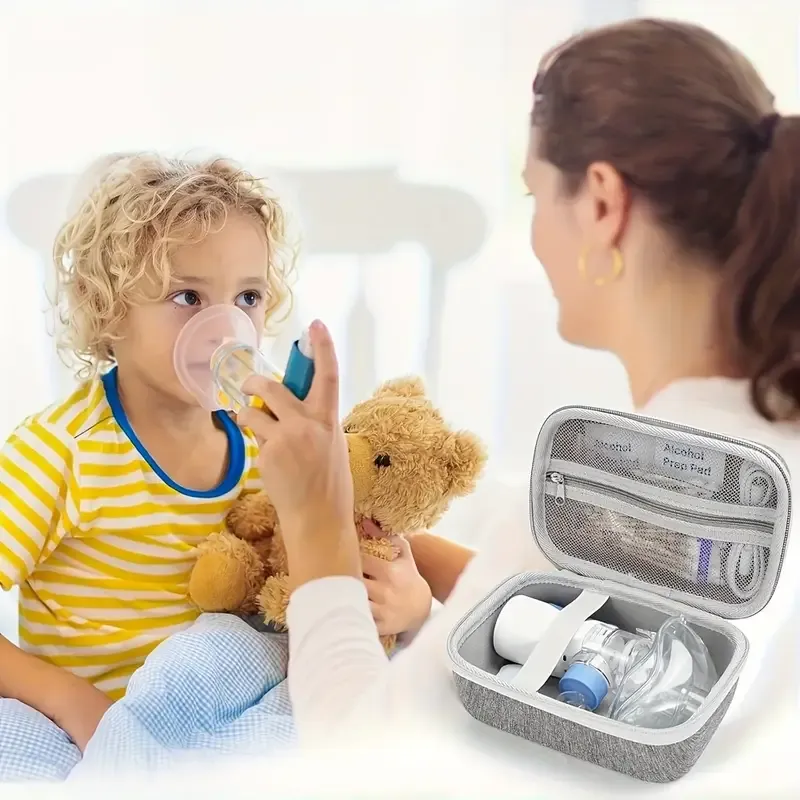 Handheld nebulizer - Portable medical nebulizer for adults and children with a sprayer - ideal for home and travel