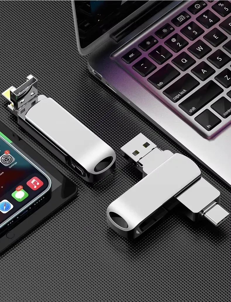 4 in 1 256GB mobile phone OTG USB Flash Drive