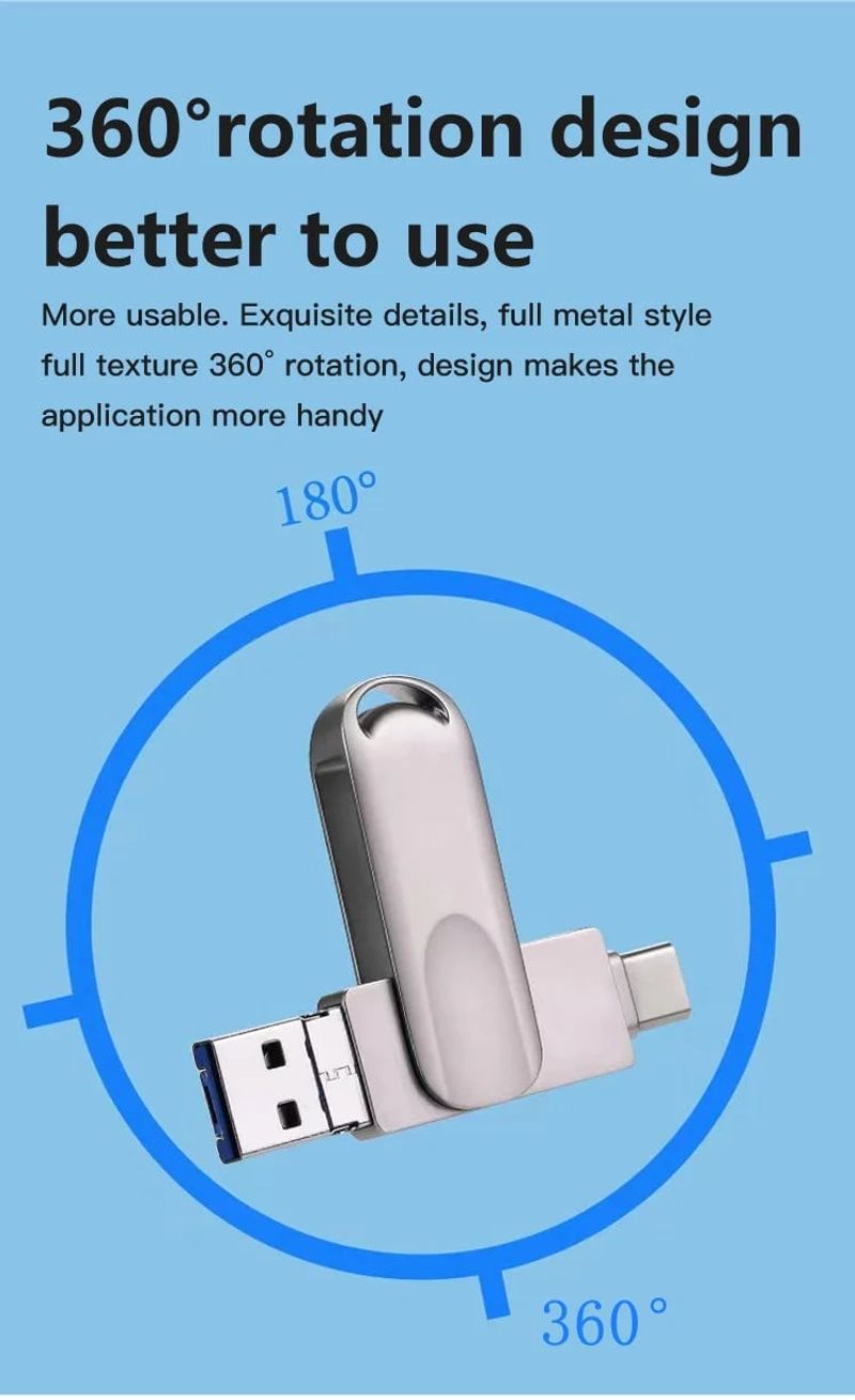 Large-capacity four-in-one mobile phone expansion flash drive