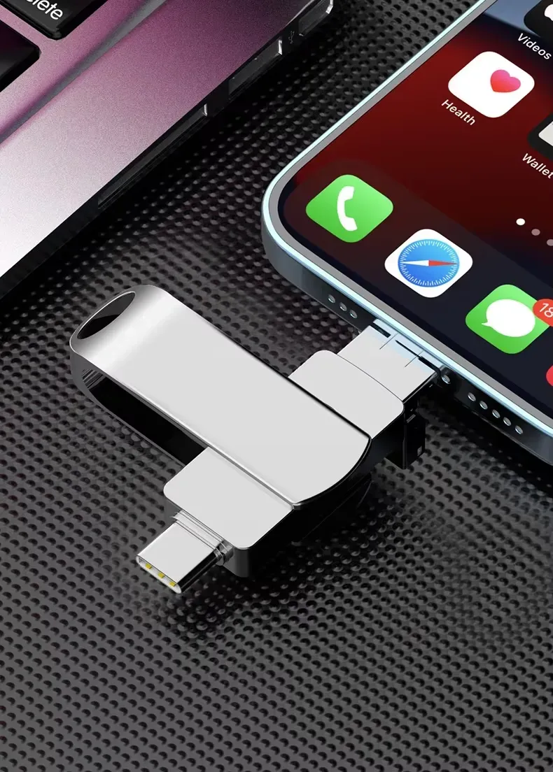 4 in 1 256GB mobile phone OTG USB Flash Drive