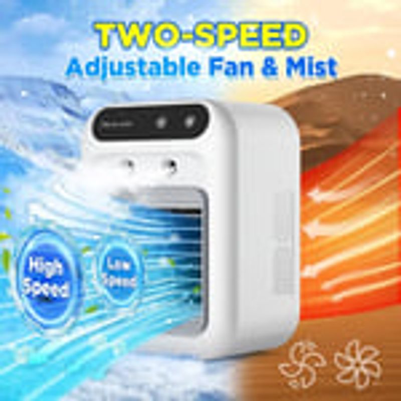 ❄️Portable Air Conditioners- 3-In-1 Cooling Fan with 2-Speed Mist Fan