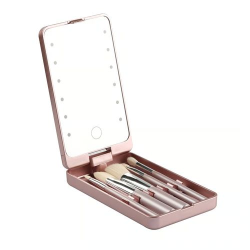 💖💖Travel Makeup Brush Set with LED light