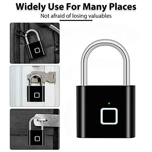 Waterproof and Rustproof Smart Fingerprint Padlock