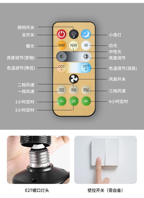 🔥SUMMER SALE - 48% OFF🔥 2-IN-1 PORTABLE CEILING FAN & LIGHT with Remote Control