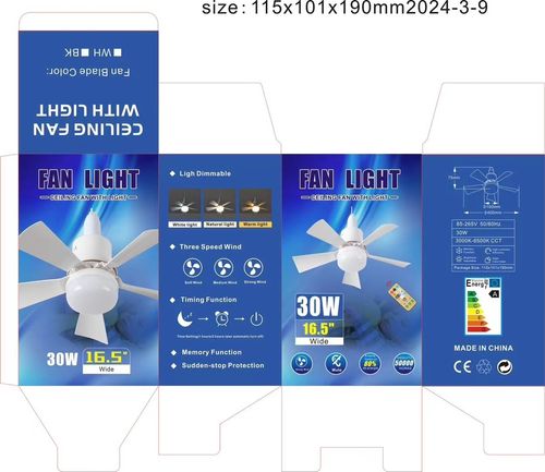 🔥SUMMER SALE - 48% OFF🔥 2-IN-1 PORTABLE CEILING FAN & LIGHT with Remote Control