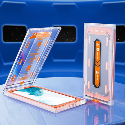 📱New Auto-align Screen Protector Box For IPhone -Dust Free Without Bubbles