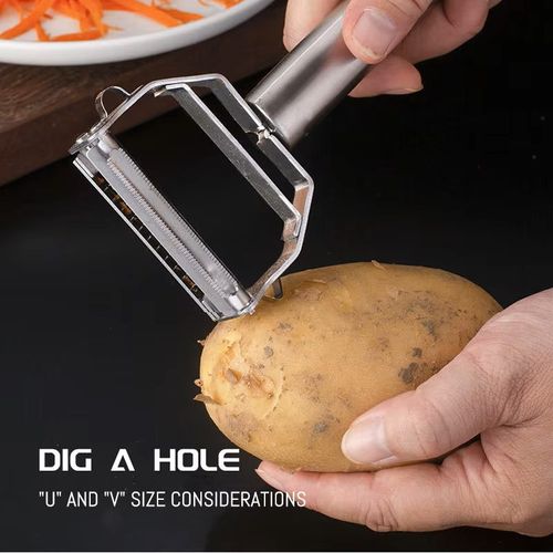 Premium 304 Steel Fruit & Veg Peeler