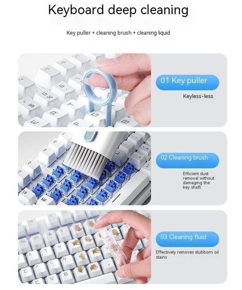 4 Sets of 7-in-1 Keyboard Cleaning Kit
