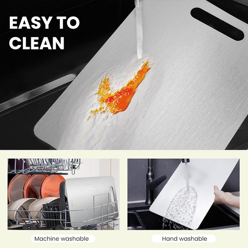 Medical-Grade Pure Titanium Cutting Board