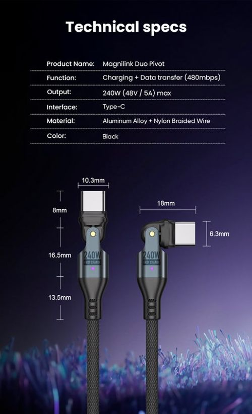 Smart Magnetic Charging Cable