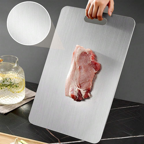 Medical-Grade Pure Titanium Cutting Board