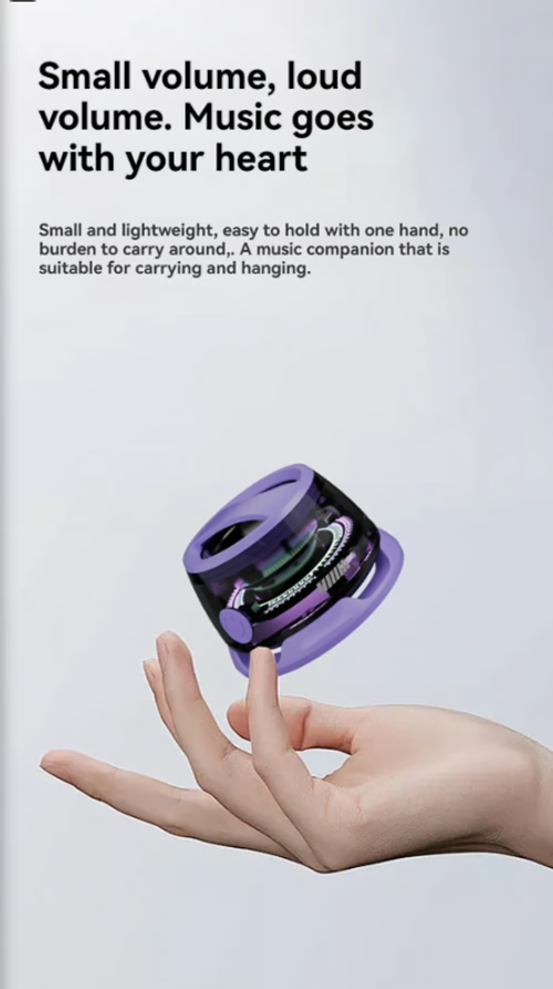 💥Super cool Mini portable Bluetooth magnetic speaker