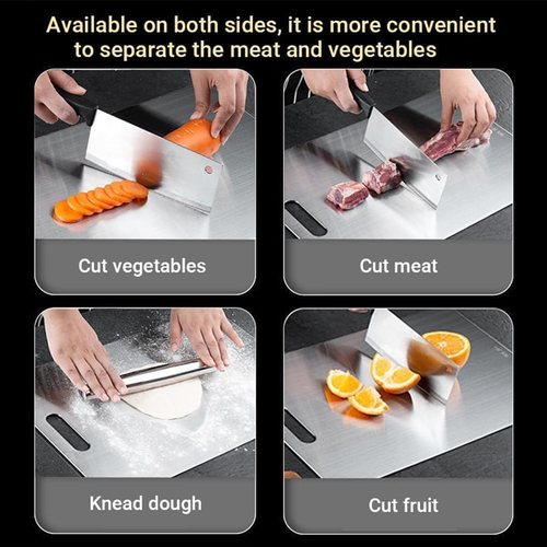 Medical-Grade Pure Titanium Cutting Board