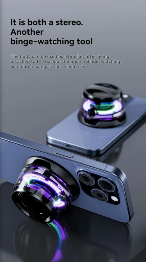 💥Super cool Mini portable Bluetooth magnetic speaker