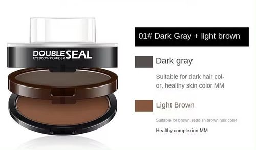 Easy-Use 2-in-1 Stamp Brow Powder