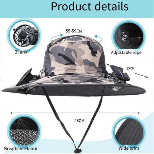 Solar Breeze Cooling Hat