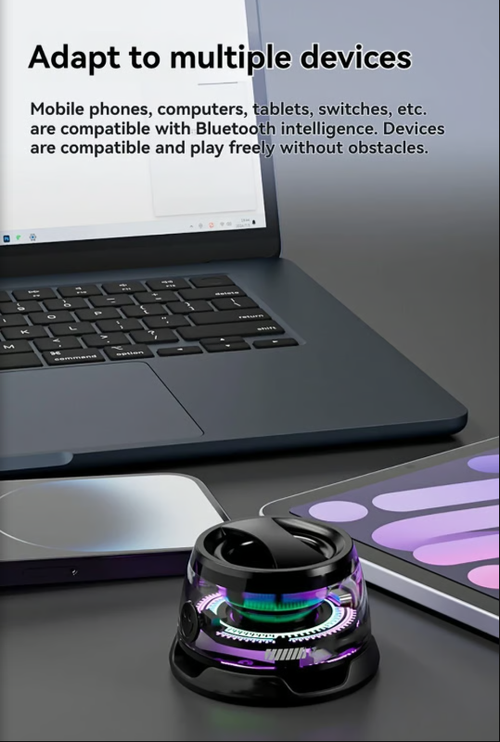 💥Super cool Mini portable Bluetooth magnetic speaker