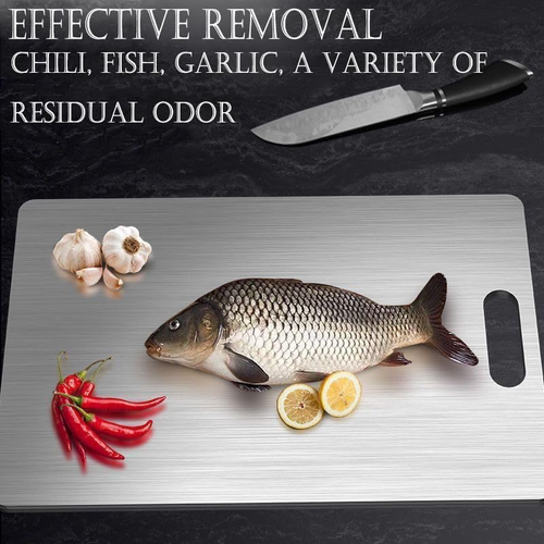 Medical-Grade Pure Titanium Cutting Board