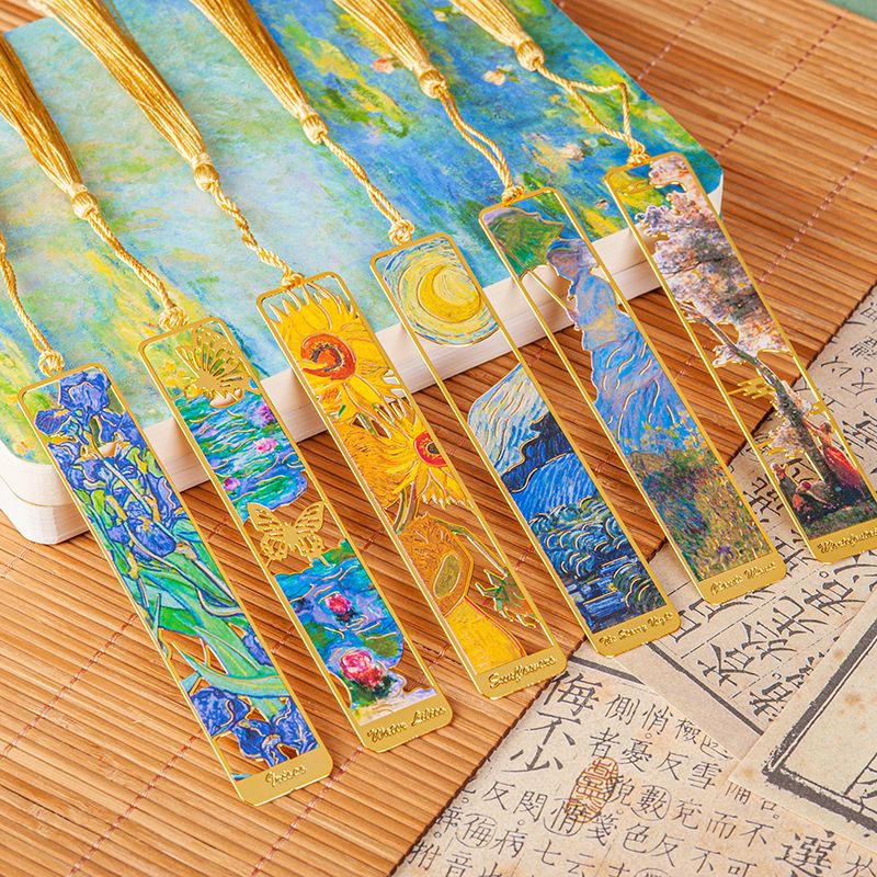 Artistic 4-in-1 Metal Bookmark Set