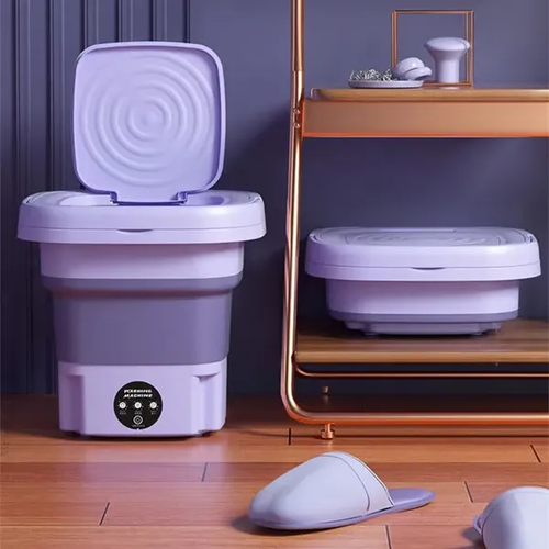 Máquina de lavar roupa portátil dobrável
