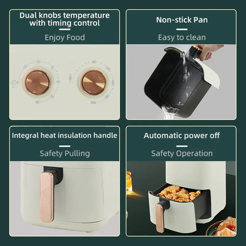 Forno elétrico de alta qualidade, torradeira, fritadeira de ar, 3 em 1, forno elétrico, torradeira, fritadeira de ar inteligente, 3 em 1