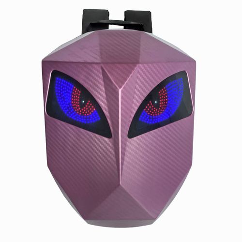 Motorcycle Backpack with LED Glowing Eyes - Hard Shell Stylish Riding Backpack for Men & Women
