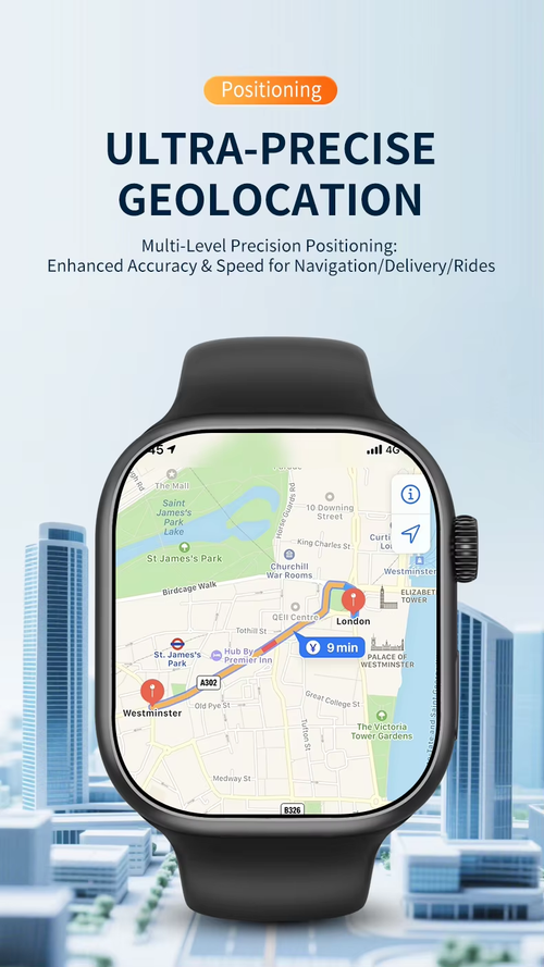 Y17 Universal 5G Smart Watch Phone — 1.44-inch, Black