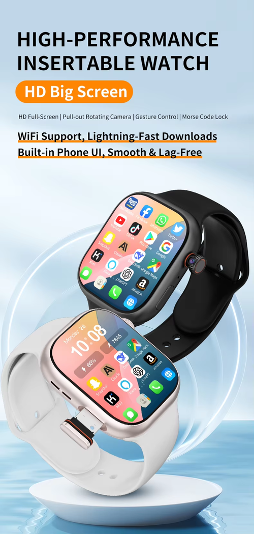 Y17 Universal 5G Smart Watch Phone — 1.44-inch, Black