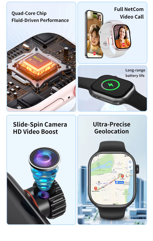 Y17 Universal 5G Smart Watch Phone — 1.44-inch, Black