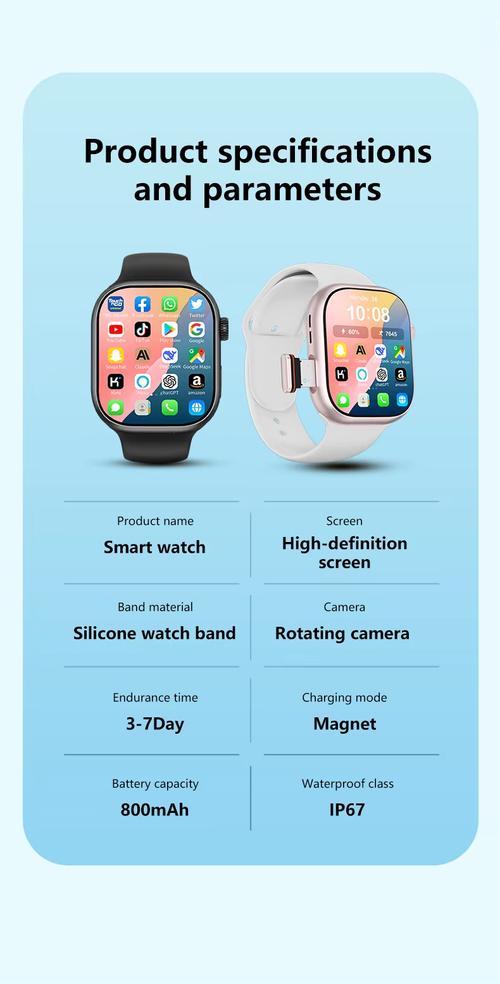 Y17 Universal 5G Smart Watch Phone — 1.44-inch, Black