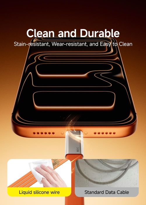 240W SuperCharge 360° Rotating Invisible Stand Detachable 2-in-1 Charging Cable, Zinc Alloy Silicone Type-C Cable, Compatible with Apple and Samsung, Essential for Gaming, Office and Car Use | Single Head, Set.extend