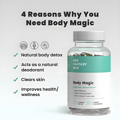 Body Magic Chlorophyll Pills - Improves body odor, detoxification and skin health