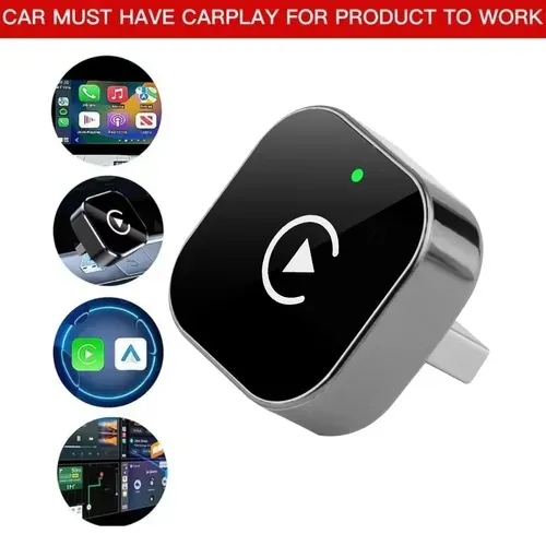 2026 New Wireless CarPlay Adapter - iPhone & Android Compatible with Quick connection, Hands-Free Calling