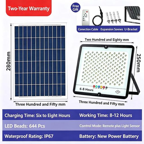 Remote-controlled solar light