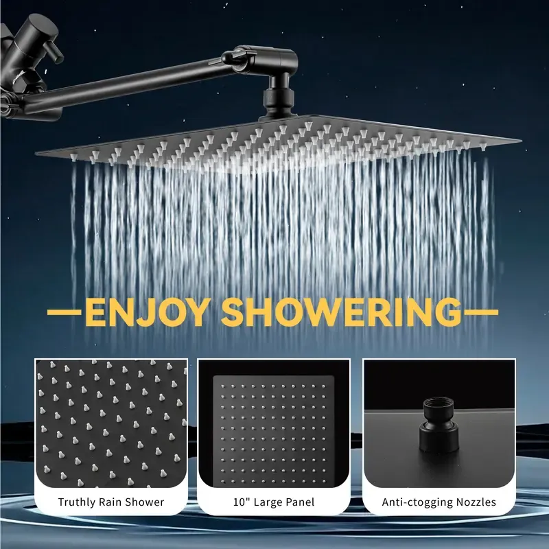 Boost High Pressure Rainfall Shower Head Combo
