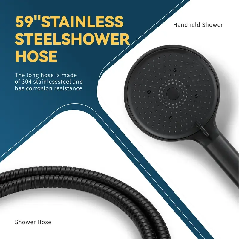 Boost High Pressure Rainfall Shower Head Combo