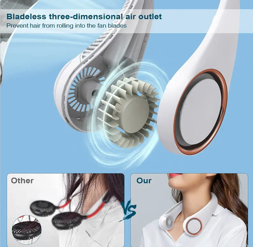 USB Rechargeable Neck Fan