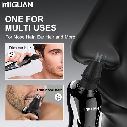 🔥3-in-1 Electric Grooming Kit – Integrates Shaver, Nose Trimmer & Sideburn Trimmer in One