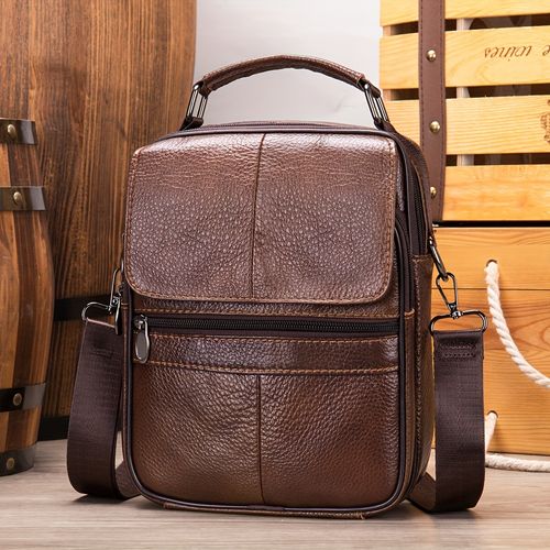 🔥Men's genuine leather crossbody bag