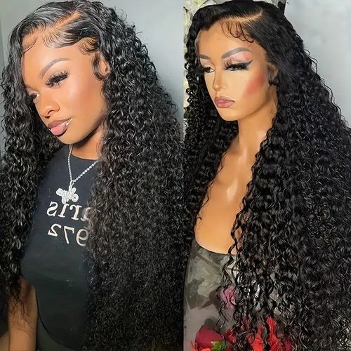 African Fluffy  Curly Lace  Wig for Women - Long Curly Full Head Wig