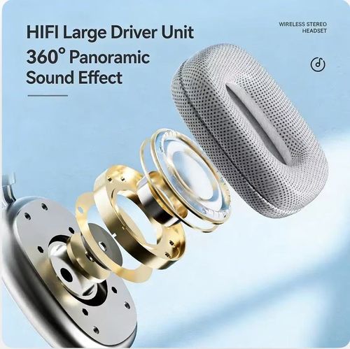 Over-ear headphones with heavy bass, wireless Bluetooth headphones