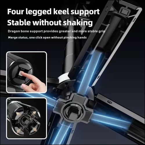 2026 Upgrated 5 in 1 Magnetic Selfie Stick with Remote for Cell Phone 360° Rotation