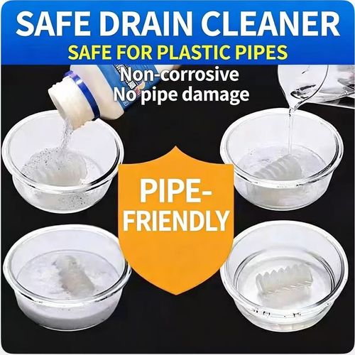 Powerful Drain Cleaner, Wild Dragon Water Sink and Drain Cleaning Powder, Portable Powder Clean Tool for Kitchen and Bathroom, Household Cleaning Supplies